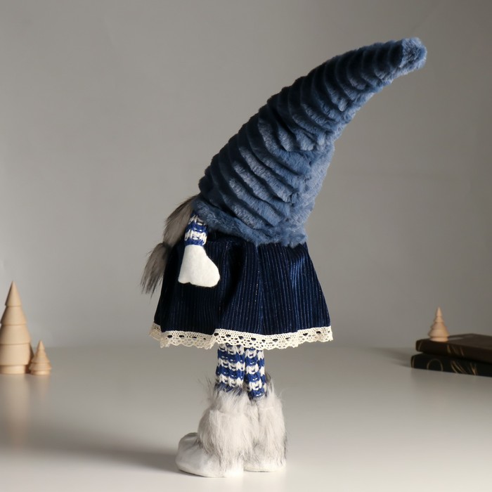 Кукла интерьерная "Бабусечка в синем сарафане и колпаке" 54 см - фото 1907802810