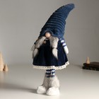 Кукла интерьерная "Бабусечка в синем сарафане и колпаке" 54 см - Фото 5