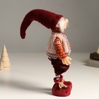 Кукла интерьерная "Леший в вязанном свитере и меховой жилетке" 42 см - Фото 2