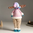 Кукла интерьерная "Лосик в розовом свитере с мехом и голубом колпаке, со звёздочкой" 61,5 см   94880 - Фото 2