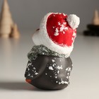 Сувенир керамика "Пингвинёнок в шапке и шарфике" 9х7,5х11,5 см - фото 22674525