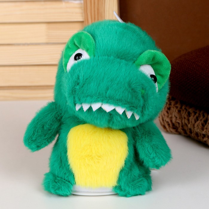 Мягкая игрушка-повторюшка «Динозаврик», 18 см