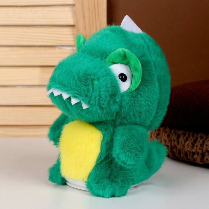 Мягкая игрушка-повторюшка «Динозаврик», 18 см