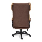 Кресло руководителя DUKE флок/ткань, коричневый/бронза, 6/TW-21 - Фото 6