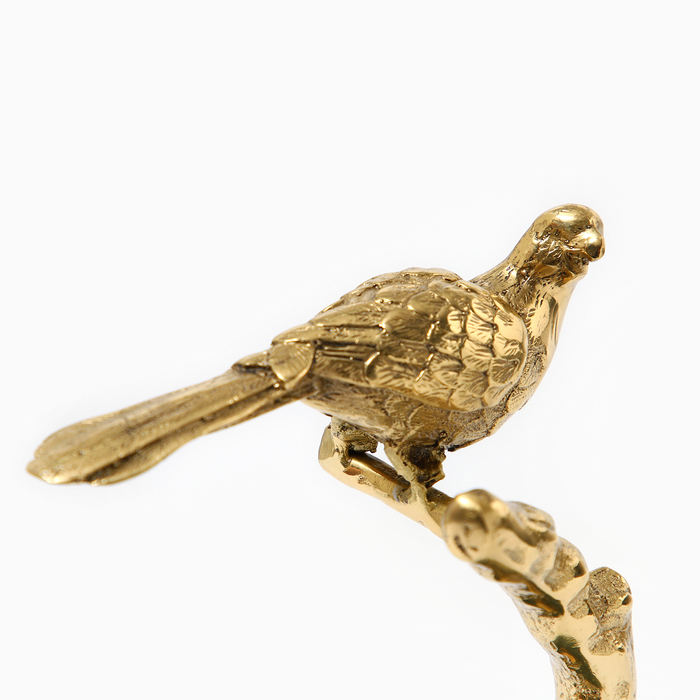 Статуэтка «Птица» мрамор латунь 16 х 8 х 24 см - Фото 1
