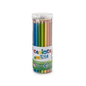 Карандаши 50 цветов CARIOCA "Tita Rainbow", шестигранные, пластиковые