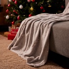 Плед светящийся в темноте «Этель. Олени», 150×200 см, корал-флис 220 г/м² - Фото 10