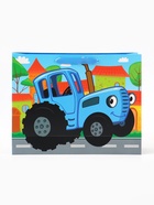 Пакет подарочный ламинированный горизонтальный, 40×31×11.5 см, Синий трактор - Фото 10