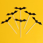 Топперы для торта «Летучая мышь», в наборе 6 шт. - Фото 1