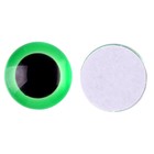 Глаза на клеевой основе, набор 10 шт., размер 1 шт. — 12 мм, цвет зелёный - фото 296568378
