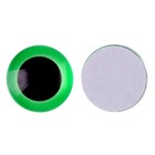 Глаза на клеевой основе, набор 10 шт., размер 1 шт. — 20 мм, цвет зелёный - фото 7363254