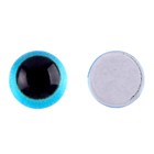 Глаза на клеевой основе, набор 10 шт., размер 1 шт. — 6 мм, цвет голубой - фото 10981758