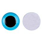 Глаза на клеевой основе, набор 10 шт., размер 1 шт. — 10 мм, цвет голубой - фото 10981764