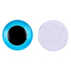 Глаза на клеевой основе, набор 10 шт., размер 1 шт. — 14 мм, цвет голубой - фото 24468068
