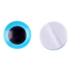 Глаза на клеевой основе, набор 10 шт., размер 1 шт. — 15 мм, цвет голубой - фото 3906437