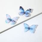 Заколки-бабочки для волос Kawaii, 3 шт., 3 х 3,5 х 1см - Фото 3