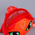 Рюкзак детский круглый «Красный дракончик», 18 см - Фото 6