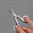 Ножницы маникюрные, прямые, складные, 9 см - Фото 6