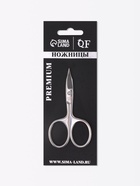 Ножницы маникюрные «Premium», загнутые, широкие, заострённые, 9.5 см, на блистере - Фото 6