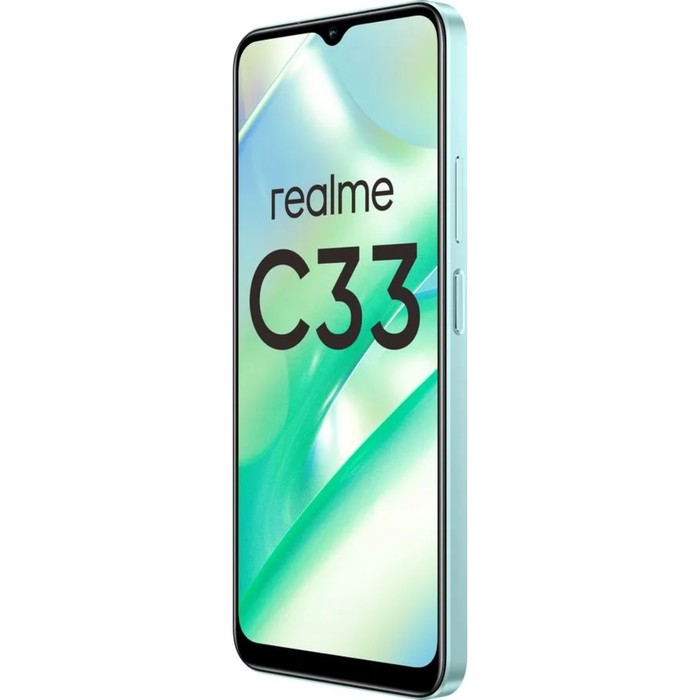 Смартфон Realme C33, 6.5", IPS, 2 sim, 3 Гб, 32 Гб, 50 Мп, 5 Мп, 5000 мАч, голубой - фото 51330024