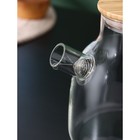 УЦЕНКА Чайник заварочный стеклянный с бамбуковой крышкой и металлическим фильтром BellaTenero «Эко», 1,2 л - Фото 5
