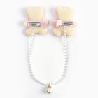 Заколка для волос новодняя «Праздник», набор 2 шт, 5,5 х 5 см - Фото 6