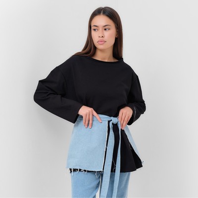 Лонгслив женский MIST, размер L-XL, чёрный