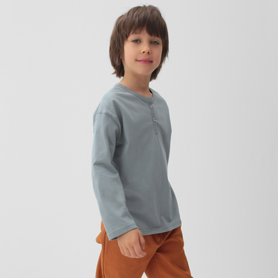 Лонгслив для мальчика KAFTAN, серый, размер 36 (134-140 см)