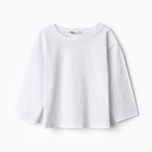 Лонгслив детский KAFTAN, р. 32 (110-116 см), белый 9747492 - фото 10884160