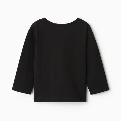 Лонгслив для мальчика KAFTAN, чёрный, размер 30 (98-104 см)