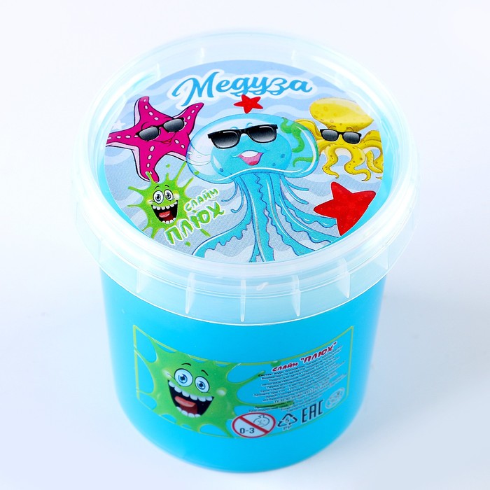 Слизь «Медуза», светящаяся, 120 гр., ассорти, 5 цветов - Фото 1