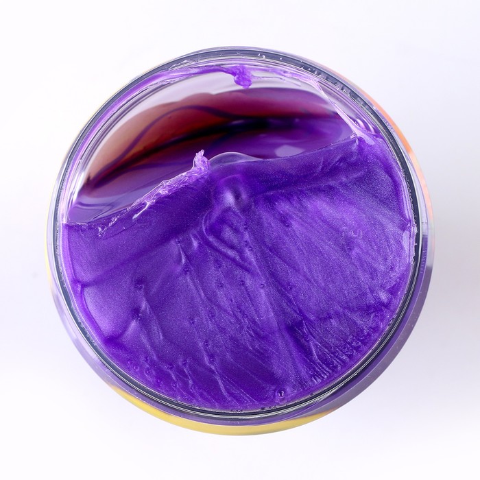Слайм Плюх ZORRO, перламутровый, капсула 130 гр., фиолетовый - фото 1906355858