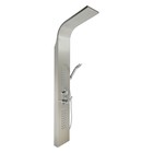 Душевая панель ZEIN S-13, 3-х функциональная, нержавеющая сталь, сатин - Фото 2