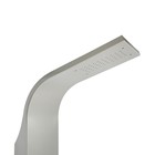 Душевая панель ZEIN S-13, 3-х функциональная, нержавеющая сталь, сатин - Фото 4