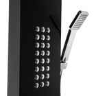 Душевая панель ZEIN B-14, 4-х функциональная, нержавеющая сталь, черный - Фото 4