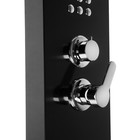 Душевая панель ZEIN B-14, 4-х функциональная, нержавеющая сталь, черный - Фото 5