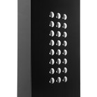 Душевая панель ZEIN B-14, 4-х функциональная, нержавеющая сталь, черный - Фото 6