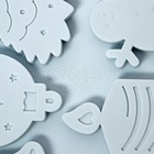 Форма для шоколада Доляна «Новый год», силикон, 18.5×12.8×0.5 см, 8 ячеек, голубая - Фото 6