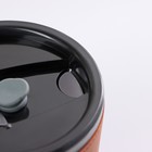 Стакан «Вида», 350 мл, с крышкой и трубочкой, стекло, МИКС - Фото 8