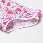 Трусы для девочки, цвет белый/кошки, рост 122 см - фото 25417300