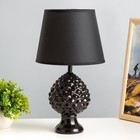 Настольная лампа "Мухамера" Е14 40Вт черный 19х19х37см RISALUX - фото 319935174