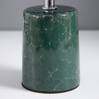 Лампа настольная "Зеленый мрамор" Е14 1х40Вт зеленый 15х15х27 см RISALUX - фото 22609015