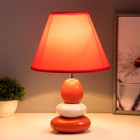 Настольная лампа 16877/1RD+WT E14 40Вт красно-белый 21х21х30 см RISALUX - Фото 2
