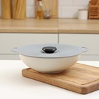 Крышка универсальная Доляна, силикон, d=20 см, цвет серый - Фото 8