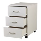 Тумба на колёсах Polini Kids Mirum, с ящиками, 40×55 см, цвет белый - Фото 2