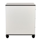 Тумба на колёсах Polini Kids Mirum, с ящиками, 40×55 см, цвет белый-графит - Фото 3