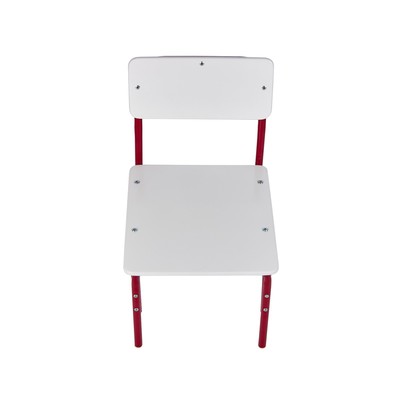 Стульчик детский растущий «Фея. Мой малыш», 0-1 группа, цвет белый/красный