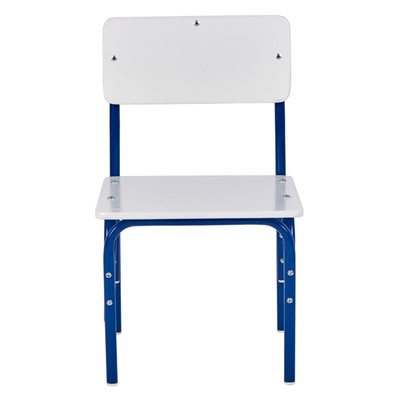 Стульчик детский растущий «Фея. Мой малыш», 1-2 группа, цвет белый/синий