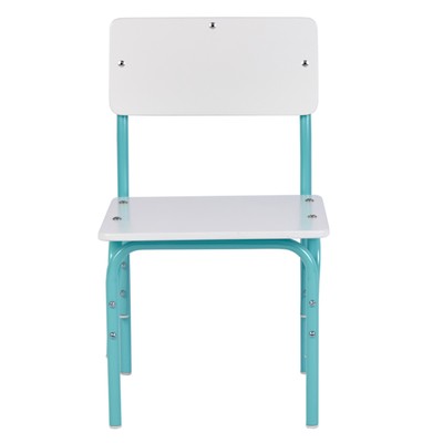 Стульчик детский растущий «Фея. Мой малыш», 2-3 группа, цвет белый/лазурный