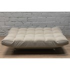 Прямой диван «Люкс 2», механизм клик-кляк, велюр, цвет selfie cream - Фото 2